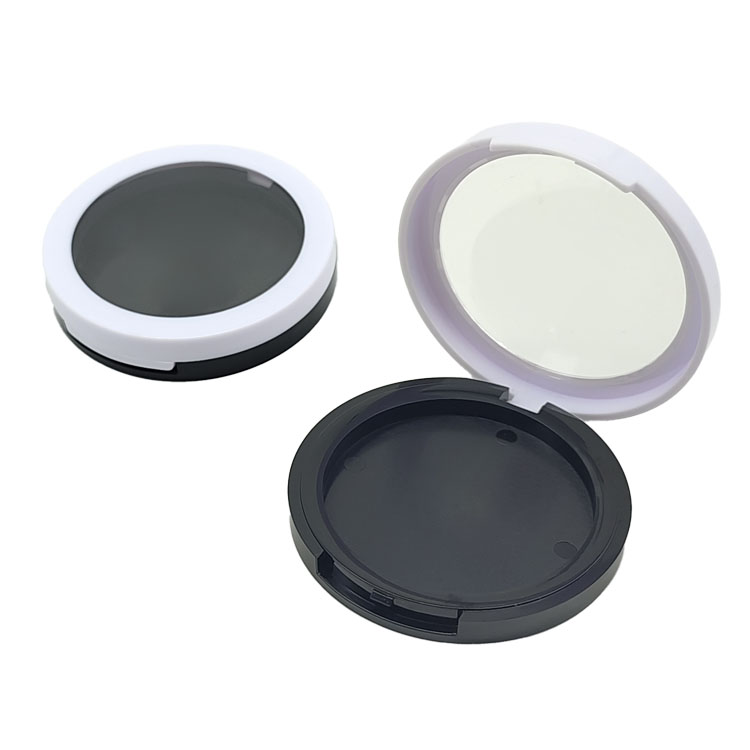 F100 Classic powder case with skylight round powder case popular powder case, convenient to carry, with multi-process customization