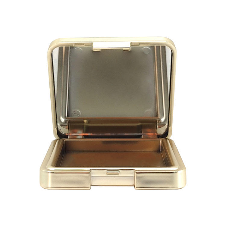 Y451 Retro eye shadow palette with a mirror, one-grid rounded corner square case