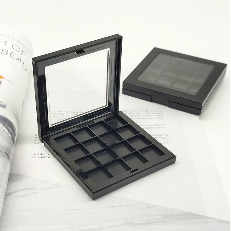 Y471 Sixteen-color European and American style large-capacity eyeshadow palette with sunroof custom design
