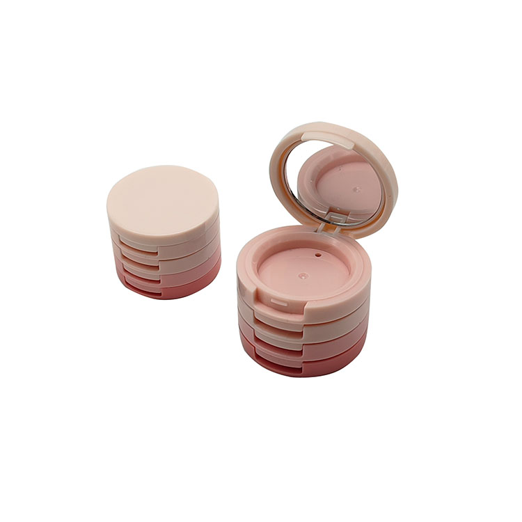 Y475 Multi-layered stackable daily eyeshadow palette Multi-color injection molding for DIY